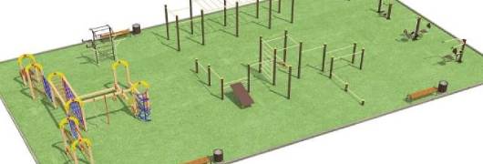 Проект спортивной площадки для любого возраста в Липецке