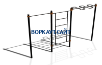 Спортивный комплекс воркаут ВС-129 в Липецке