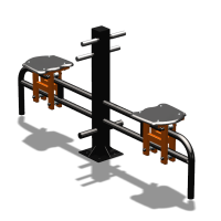 Уличный тренажер  "Каталка двойная"   УТ215 в Липецке