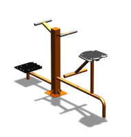 Уличный тренажер "Твистер стоя Твистер сидя" УТ323 в Липецке