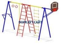 Гимнастический комплекс с баскетбольным щитом МАФ 3001 в Липецке