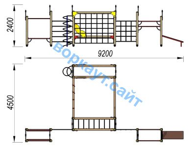 Детский спортивный комплекс ДСК 3102 в Липецке