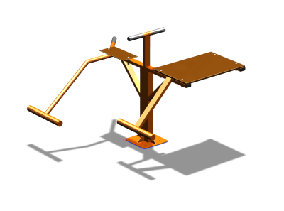 Уличный тренажер "Пресс Гиперэкстензия" УТ327 в Липецке