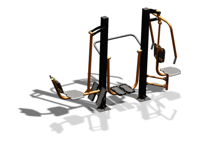 Уличный тренажер "Жим ногами Шагомер Жим от груди" УТ333 в Липецке