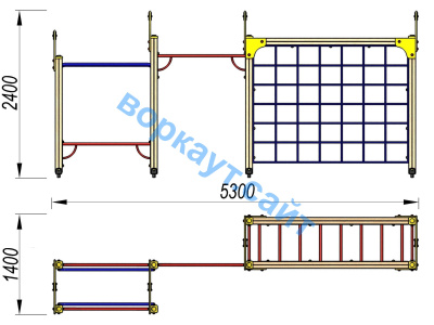 Детский спортивный комплекс Атлет ДСК 3106 в Липецке