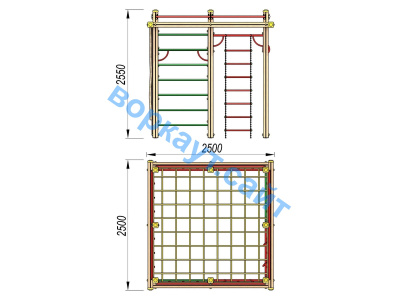 Детский спортивный комплекс ДСК 3110 в Липецке Детский спортивный комплекс ДСК 3110 в Липецке