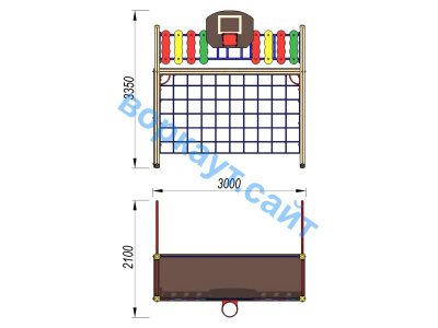 Детский спортивный комплекс ДСК 3101 в Липецке