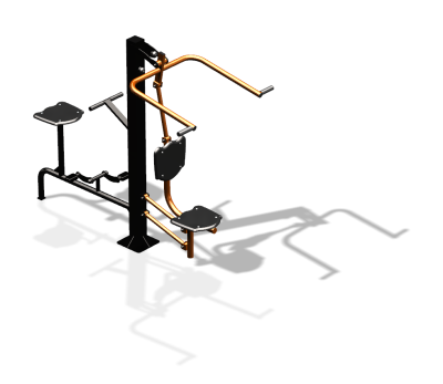 Уличный тренажер "Верхняя тяга Вело" УТ340 в Липецке