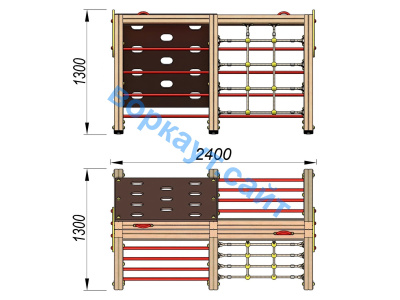 Детский спортивный комплекс ДСК 3203 в Липецке
