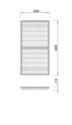 Калитка спортивной площадки МАФ 5105 в Липецке