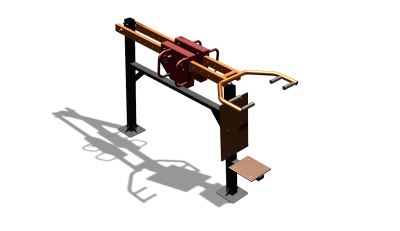 Силовой уличный тренажер  "Жим сидя"  УТ412 в Липецке