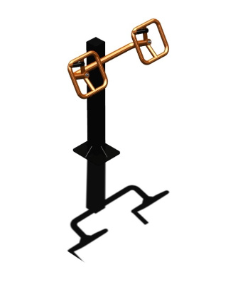 Уличный тренажер "Штурвал одинарный" УТ 122 в Липецке