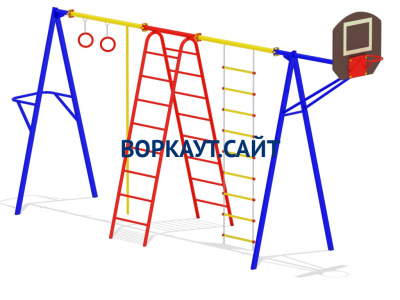Гимнастический комплекс с баскетбольным щитом МАФ 3001 в Липецке Гимнастический комплекс с баскетбольным щитом МАФ 3001 в Липецке