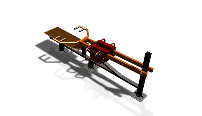 Силовой уличный тренажер  "Жим лежа"  УТ411 в Липецке