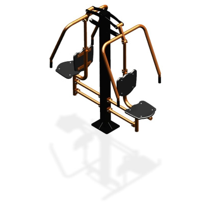 Уличный тренажер  "Жим от груди двойной" УТ204 в Липецке