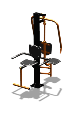 Уличный тренажер "Жим от груди Флекс" УТ324 в Липецке