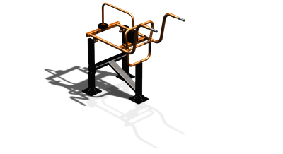 Силовой уличный тренажер  "Приседания"  УТ404 в Липецке