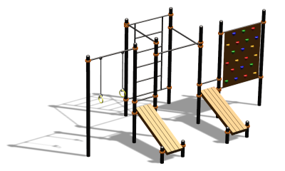 Спортивный комплекс воркаут ВС-125 в Липецке Спортивный комплекс воркаут ВС-125 в Липецке