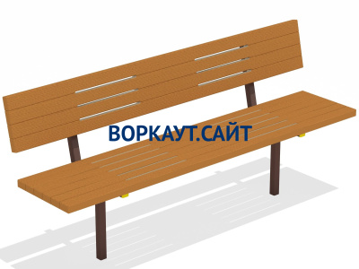 Диван уличный МАФ 1608 в Липецке