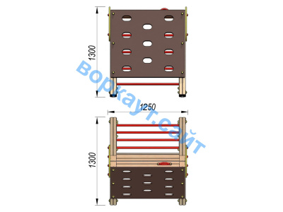 Детский спортивный комплекс ДСК 3202 в Липецке