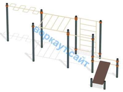 Спортивный комплекс воркаут ВС-45 в Липецке