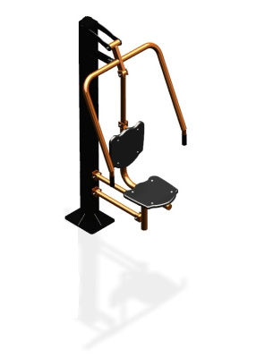 Уличный тренажер "Жим от груди одинарный" УТ 111 в Липецке