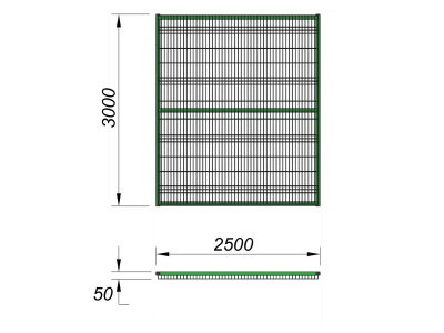 Ограждение спортивной площадки 2500х3000 МАФ 5103 в Липецке