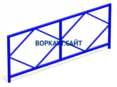 Ограждение площадки МАФ 5001 в Липецке
