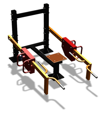 Силовой уличный тренажер  "Приседания/Шраги"  УТ413 в Липецке