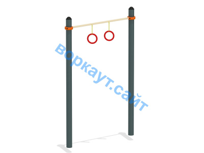 Турник с кольцами ВС-7 в Липецке Турник с кольцами ВС-7 в Липецке