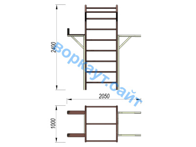Детский спортивный комплекс 3 в 1 ДСК 3103 в Липецке