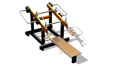 Силовой уличный тренажер  "Жим от груди"  УТ422 в Липецке
