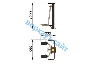Уличный тренажер Атлетический комплекс УТ 010 в Липецке