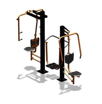 Уличный тренажер "Жим от себя Шагомер Баттерфляй" УТ303 в Липецке