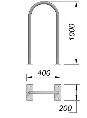 Велопарковка МАФ 6001 в Липецке