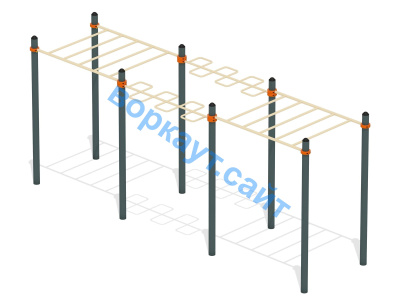 Воркаут комплекс рукоходов ВС-22 в Липецке