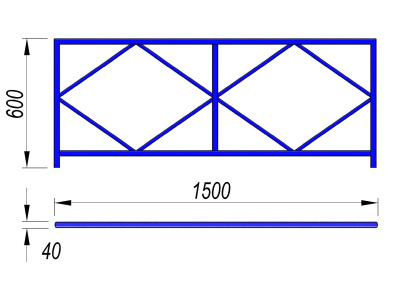Ограждение площадки МАФ 5001 в Липецке