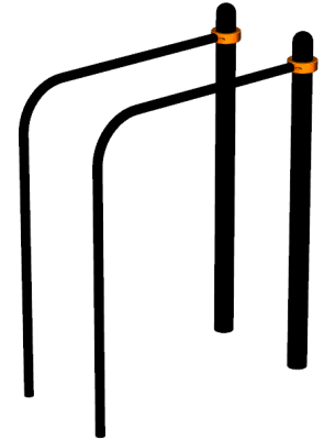 Воркаут брусья приставные ВС-39 в Липецке