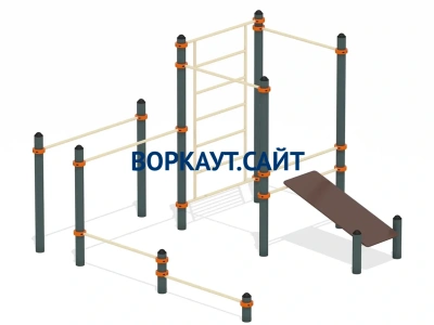 Спортивный комплекс воркаут ВС-43 в Липецке