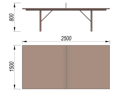 Теннисный стол МАФ 3517 в Липецке