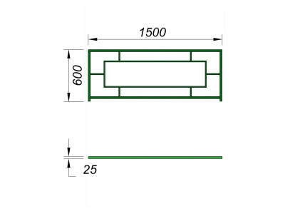 Ограждение площадки МАФ 5000 в Липецке