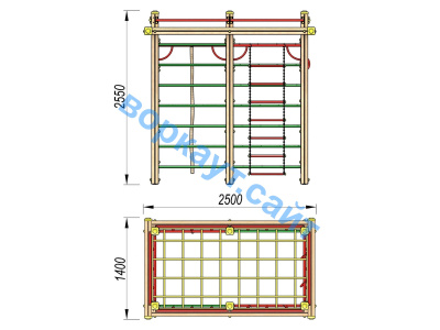Детский спортивный комплекс ДСК 3108 в Липецке