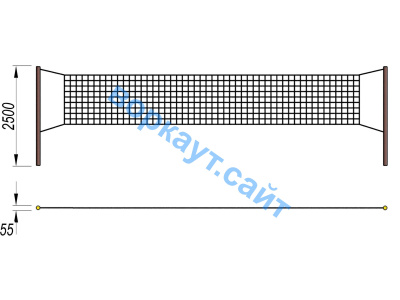 Волейбольные стойки СИО 3515 в Липецке