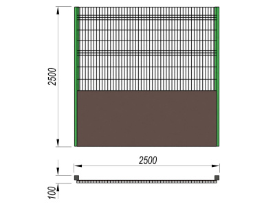 Ограждение хоккейной коробки МАФ 5202 в Липецке Ограждение хоккейной коробки МАФ 5202 в Липецке