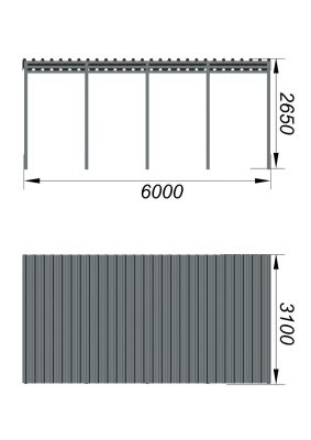 Теневой навес трибун МАФ 4130 в Липецке