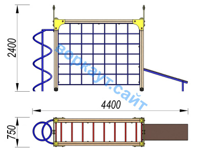 Детский спортивный комплекс Юниор ДСК 3105 в Липецке