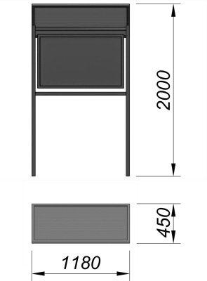 Информационный стенд МАФ 6006 в Липецке