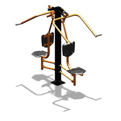 Уличный тренажер  "Верхняя тяга двойная"  УТ207 в Липецке