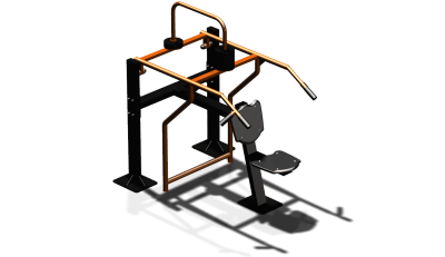 Силовой уличный тренажер  "Жим вверх сидя"  УТ403 в Липецке